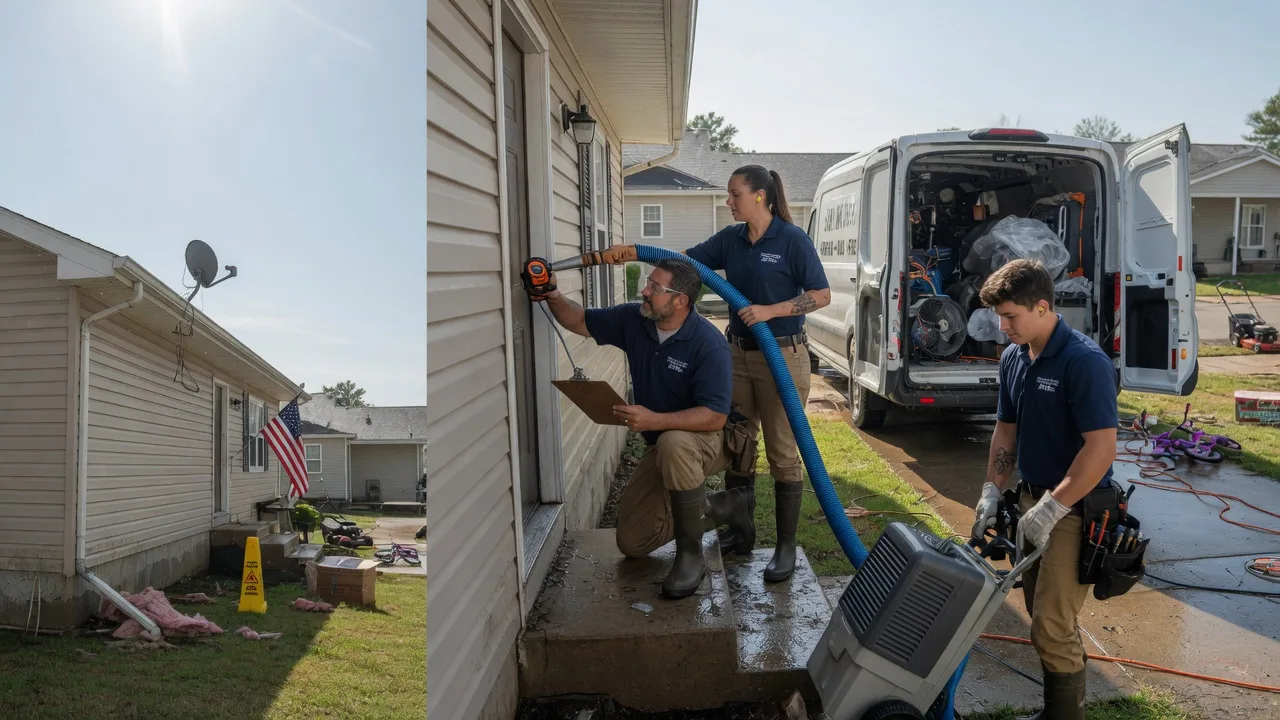 Ceiling Water Damage Restoration in Yantic, CT near me